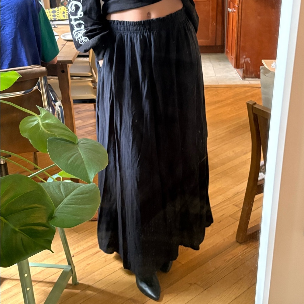 Abercrombie & Fitch Black Maxi Skirt